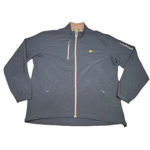 Masters Peter Millar Full Zip Performance Jacket XL Blue Augusta Golf Active